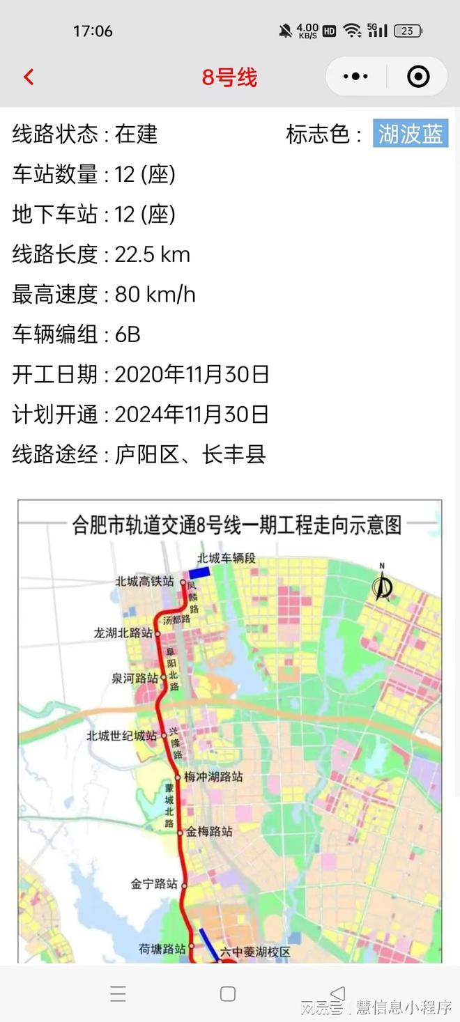 合肥市轨道交通8号线最新动态